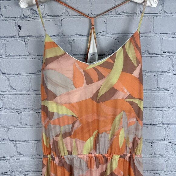 prAna Women's Ayla V-neck Spaghetti Strap Summer Dress Size XL, Solstice Tropics - Picture 5 of 13